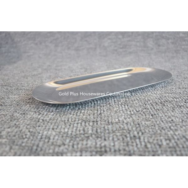 Eco stainless steel weed tray for candy fruit dessert restaurant serving deep dishes hotel use towel plate