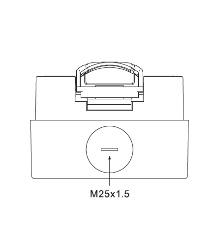 Purple Horn 56SO310 Outdoor Waterproof Switch Socket Nylon Plastic Parts Inside