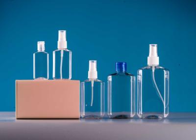 130Ml Clear Empty Plastic Bottles With Flip Top Cap, Refillable Cosmetic Spayer Containers for Toner, Lotion, Cream