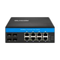 8ポートギガビットPOEスイッチ 産業用イーサネットスイッチ 4SFP+8RJ45 DC48V 双電源入力