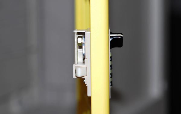 Yellow Door Employee Storage Lockers 4 Tier With Master Combination Padlock