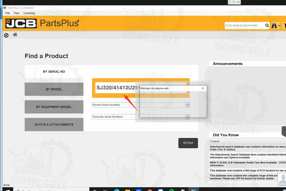Construction Machinery Diagnostic Scanner For JCB Electronic Service Tool For JCB Service Master Diagnostic Tool +CF54