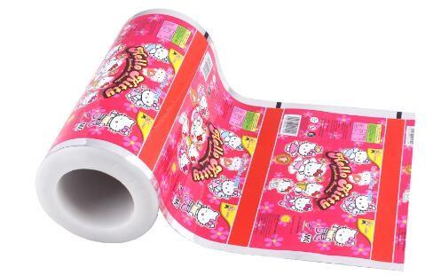 laminated materials custom printed soft flexible packaging food grade plastic film roll for soup base powder