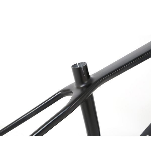 Рамка 148mm волокна MTB углерода EPS XC РОВНАЯ через цапфу вполне черную