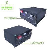 Sistema 51.2v 200Ah 10kwh 20kwh 30kwh do armazenamento da bateria LiFePO4 solar