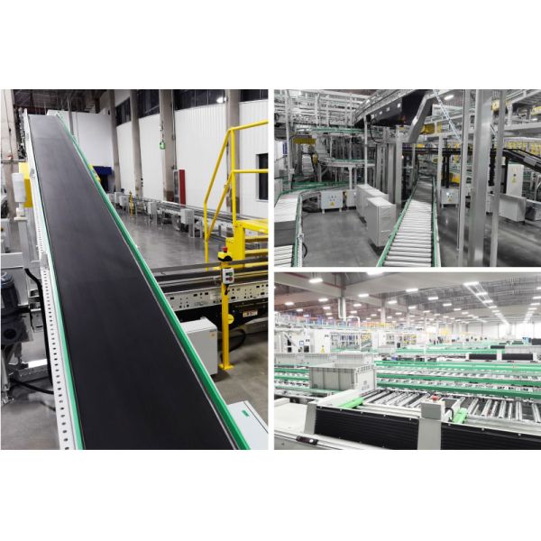 Carton Sorting Conveyor System Flexible Gravity Roller Conveyor System Logistics Sorting Warehouse Storage Rack