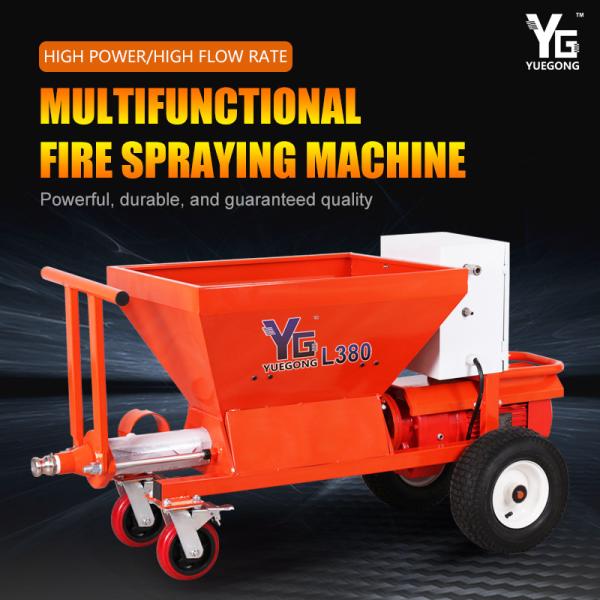 Tunnel Fire Prevention Heavy Anti-Corrosion Engineering Steel Structure Floor Mortar Waterproof Grout Spraying Machin