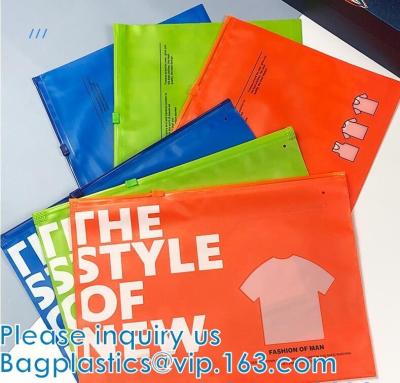 Zipper Top Apparel Bags, Clothing, Shoes, Underwear, Garment. Bikini Swimwear Packing Bag. EVA Slide Bags