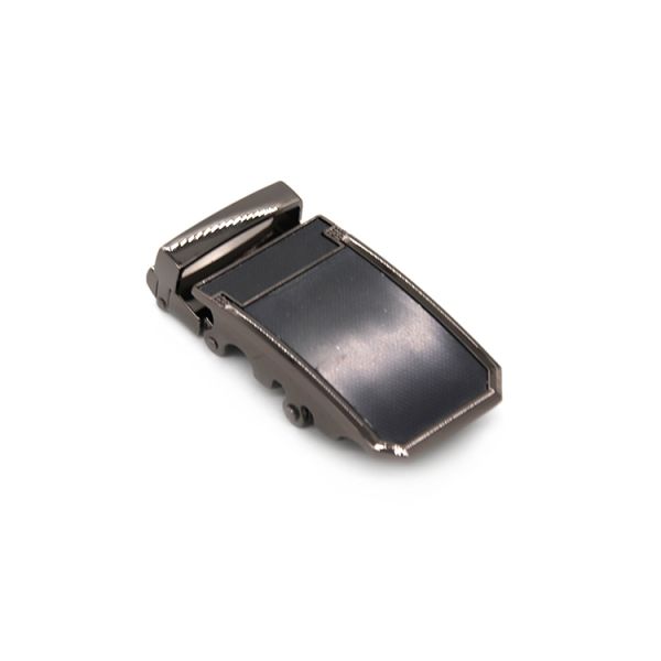 Wenzhou Kml Custom Logo Black Business Zinc Alloy Automatic Belt Buckle