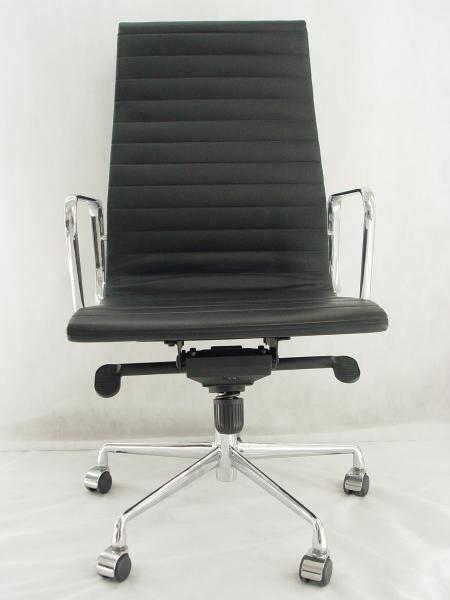 Aluminum Alloy Frame Ergonomic High Back Office Chair With Removable Armrests