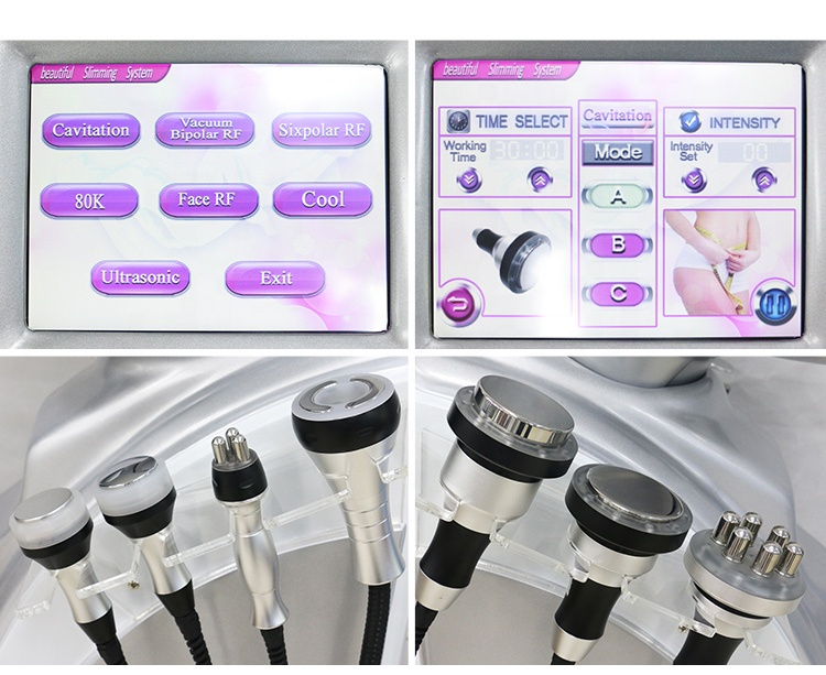 80k Vacuum Body Slimming Machine Ultrasound Cavitation Rf CE Approval