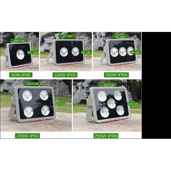 COB 200W Commercial Outdoor Led Flood Light Fixtures Energy Saving For Warehouse