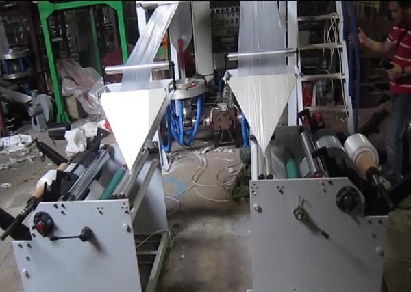 Single Screw Blown Film Extrusion Machine Winding Folding Device