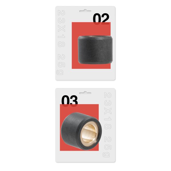 Customized 25g Pulley Beads Scooter 23*18 Weight Roller Set for CH-250 Sample Accepted