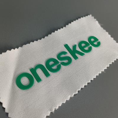 Custom Luxury Clothing 3D Silicone Logos High Density Soft Iron On Heat Transfer Patches For T Shirt