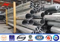 60FT 65FT 70FT 75FT Q345B/A572 Steel Power Pole With 8 Grade Earthquake Safety