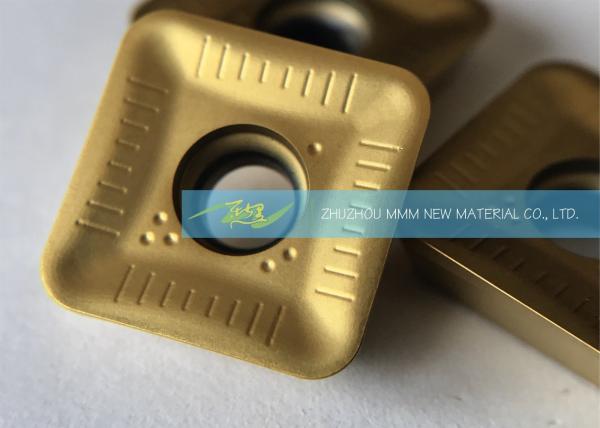 Light Chipbreaker Carbide Milling Inserts SEMT12T320 For Shoulder Milling With R2.0