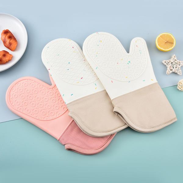 Gants multifonctionnels Oven Mitts Nontoxic de silicone lavable d'Oilproof