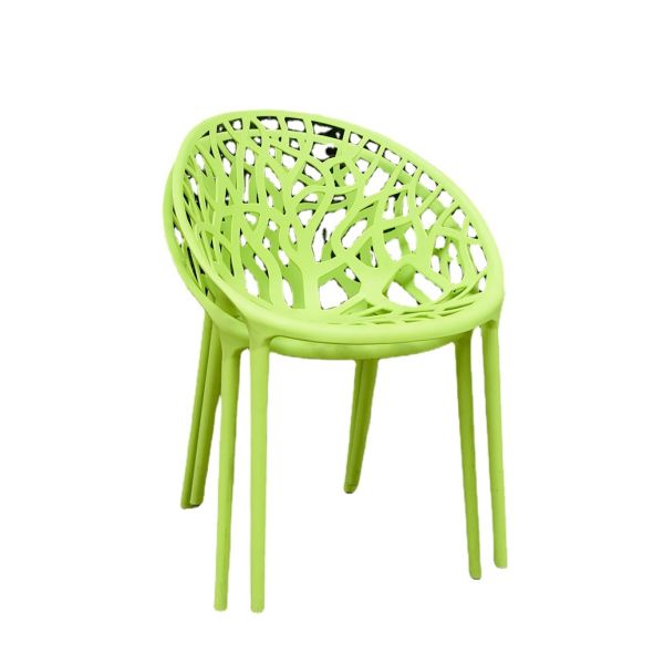 Outdoor Table and Chair Set Modern Plastic Furniture for Comfortable Restaurant Dining