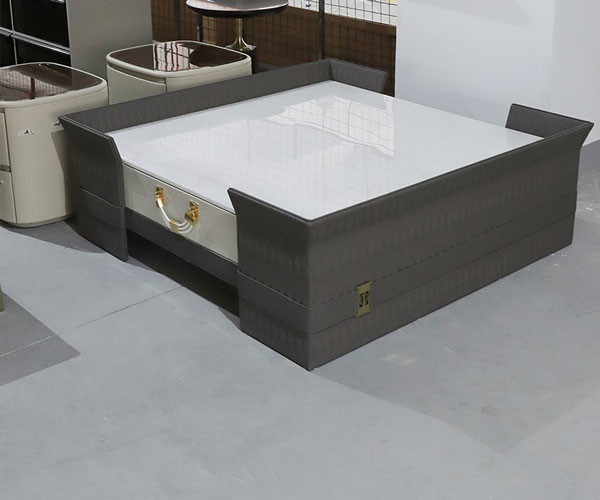 Place centrale de luxe de meubles de la table basse 140*80*50cm de salon avec le tiroir