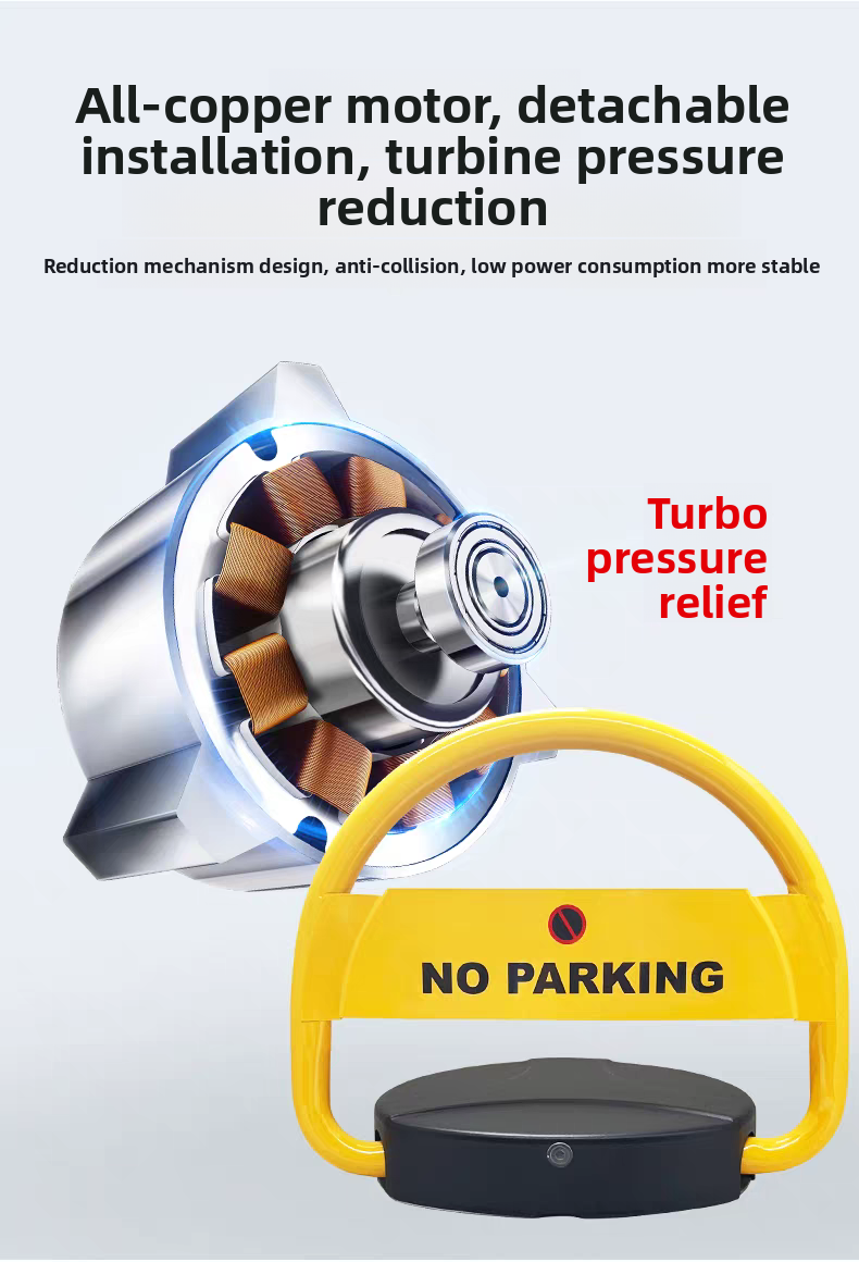Safety Car Parking Locks Rust Resistant Corrosion Resistant Parking Space Barrier