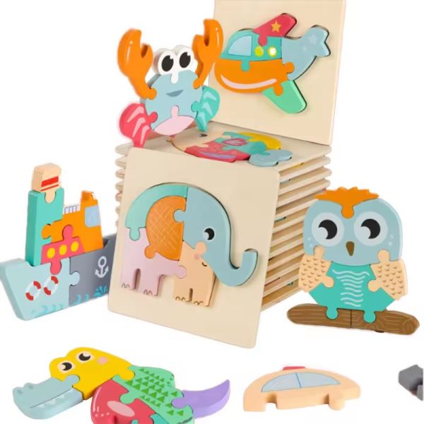 Jouet en bois en gros de haute qualité de style personnalisé pour les enfants jouet en bois éducatif