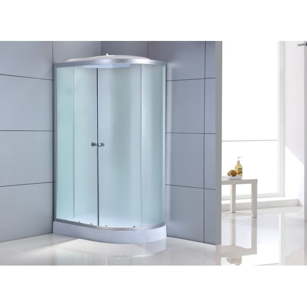 Cadre en aluminium 1-1.2mm de Mat Glass Shower Door Enclosures
