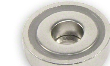 Magnet hook metal housing with straight hole