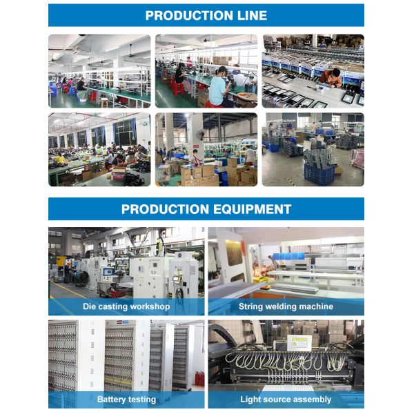 Appliques solaires de jardin Projecteur paysager IP65 Étanche en aluminium Temps de charge de 3 à 5 heures