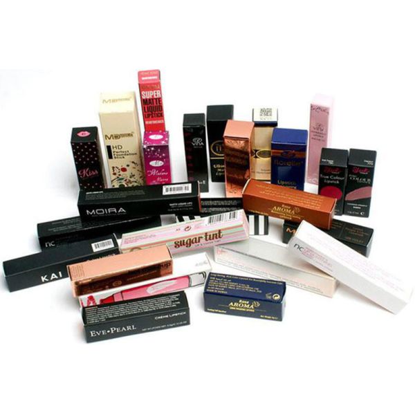 Customized Liquid Lipstick Packaging Box Empty Corrugated Cosmetic Package