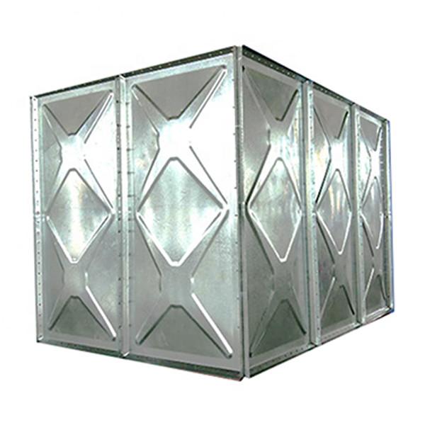 Panel Sectional Galvanized Steel Water Tank 1 - 1000m3 Capacity 24 Months Warranty