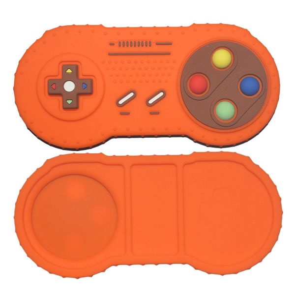 Remote Tv Controller Gamepad Custom Silicone Teether Toy Shaped For Toddler
