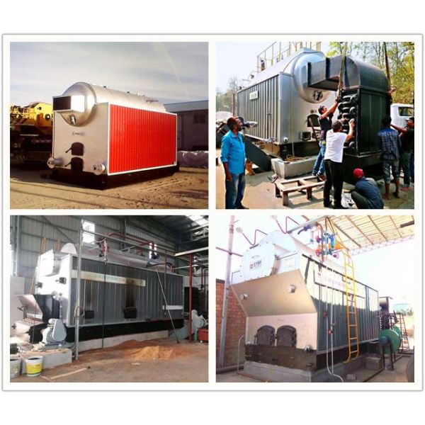 Automatic Chain Grate Coal Fired Residential Industrial Steam Boiler 4 Ton Low Pressure