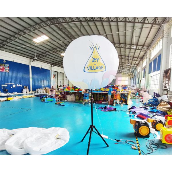 Publicidad de iluminación inflable de nylon de la esfera de la bola de la muestra de la decoración