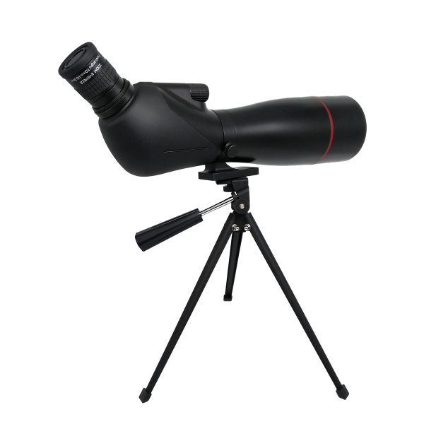 20-60x80 Long Distance Spotting Scope Single Focus with Porro Bak4 Prism
