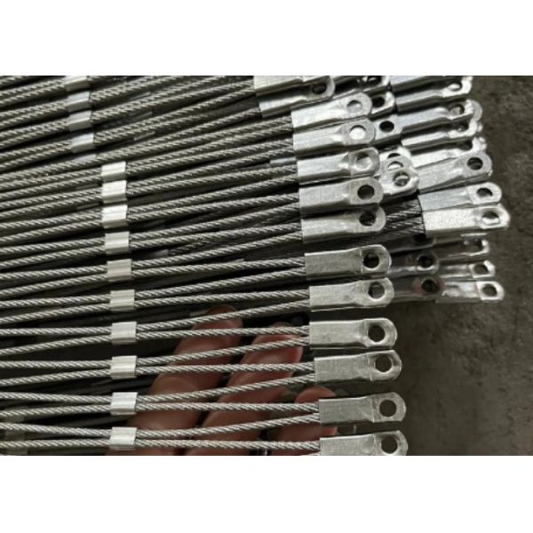 高強度 60*60mm バラストラード網 酸化 バラストラード 充填パネル網