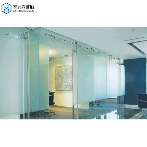 8mm 10mm 12mm Fluted Tempered Glass for Safety Privacy Tecture Reeded Pattern Build