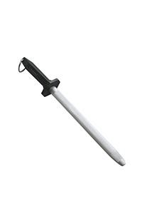 Professional Ceramic Knife Sharpener Rods , Honing Knife Sharpener With Easy Hold Handle
