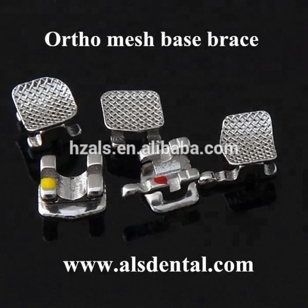 Stainless Steel Hot Dental Ortodoncia Orthodontic Molar Bracket Slot 0.022 Roth Bracket with 80 Gauge Mesh Base Shelf Life 2 Years