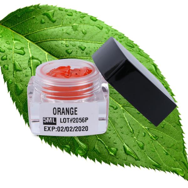 Microblading Cream Eyebrow Tattoo Ink 38 Colors 5ml Orange Permanent Cosmetic Pigments