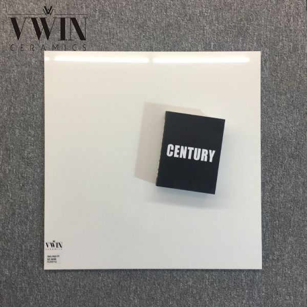 Building Material Non-Slip White Ceramic Floor Tiles 60x120 with High Gloss Finish