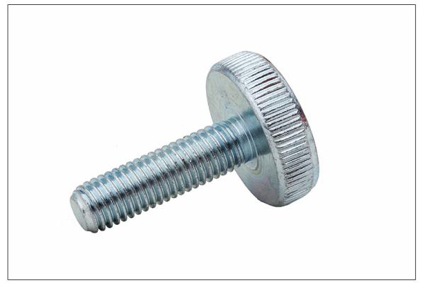 Zinc Plated Steel DIN653 Knurled-Head Thumb Screws Knurled-Head Adjustment Screws