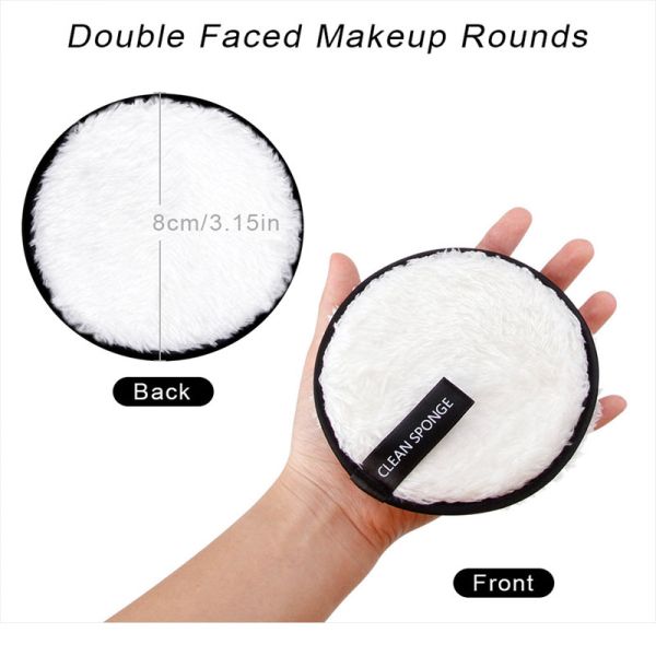 Hydrophilic Round Face Cosmetic Puff Latex Free Makeup Beauty Sponge