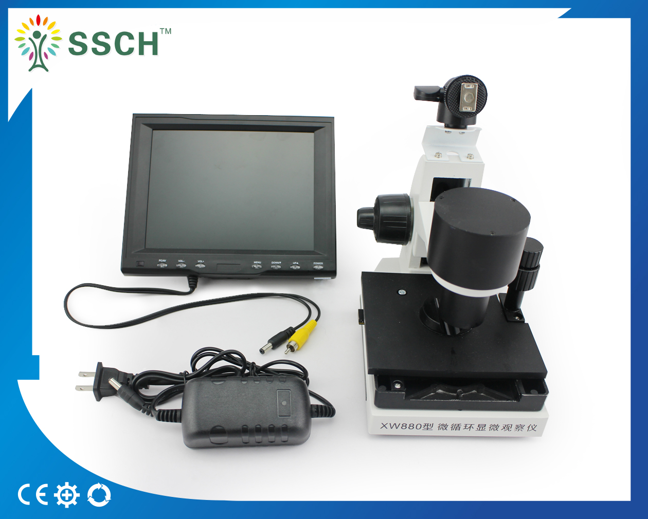 Микроциркуляции ногтя капилляра LCD 7 дюймов свет СИД черной холодный