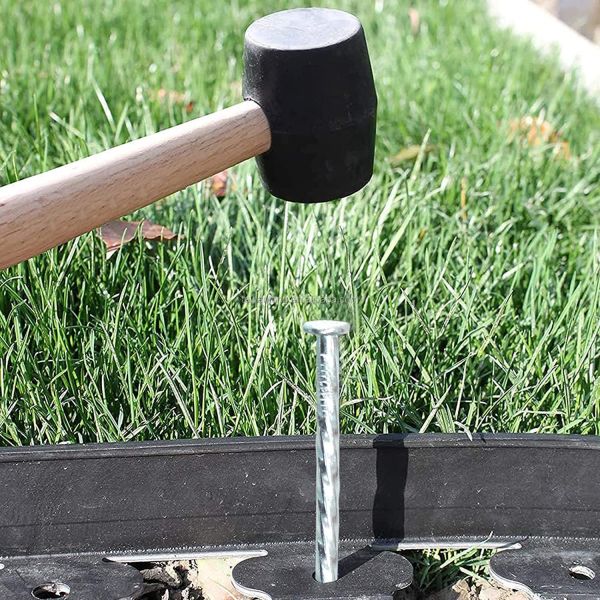 10 дюймовый общий ногтей оцинкованные металлические спиральные ногти для искусственной травы ландшафтный козырь