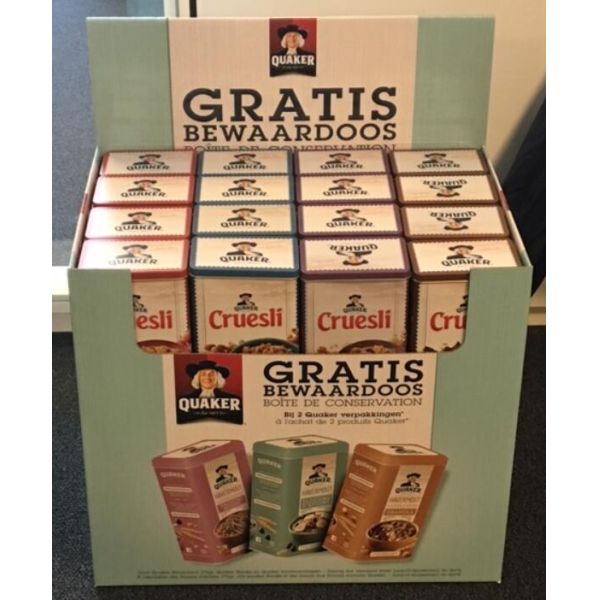 Biodegradable / Recycable Corrugated Cardboard Display Box For Pre - Filling Tincans
