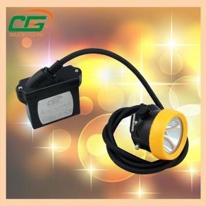 15000lux 6.6ahの再充電可能な鉱山のヘルメットLEDは防水抗夫の帽子のトーチをつけます