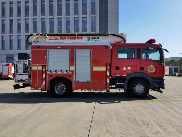 DG20 Fire Engine Truck Aerial Fire Truck Platform 19200KG