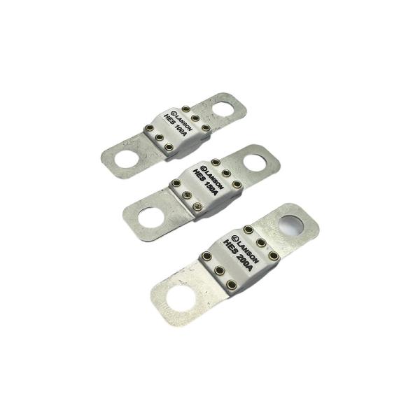 HES Plate Bolt Connection EV Electric Vehicle Fuses 100A 150A 200A 250A 300A 350A 125Vdc 4KA For Lawn Mowers Gardening Tools