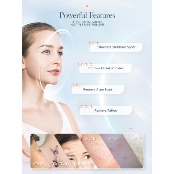 Professional Picolaser Q Switch Nd Yag Picosecond Laser Machine For Tattoo Pigment Removal Skin Rejuvenation